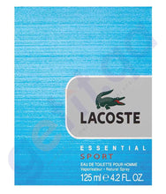 Load image into Gallery viewer, LACOSTE 125ML ESSENTIAL SPORT EDT FOR MEN