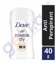 Load image into Gallery viewer, DOVE 40GM INVISIBLE DRY DEODORANT STICK
